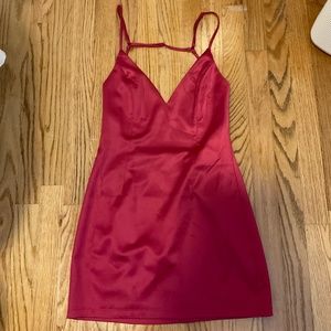 Nicole Mini Dress in Hot Pink by Superdown Size  S